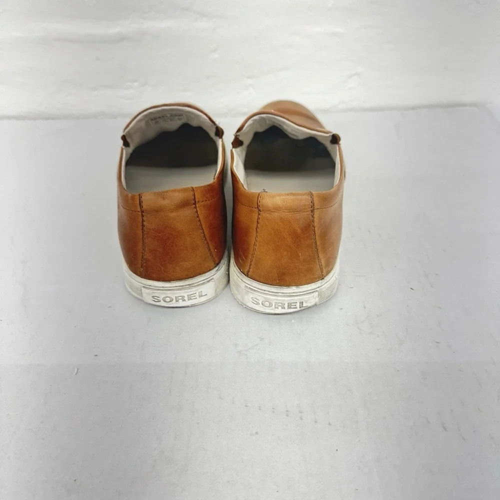 Sorel Men 10.5Caribou Mod Waterproof Leather Slip-On Casual City Preppy Sneakers - Picture 5 of 6